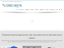 Tablet Screenshot of firstratemold.com